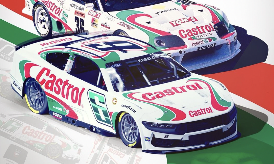 Castrol TOM'S Supra Tribute Car Wins At NASCAR's Throwback